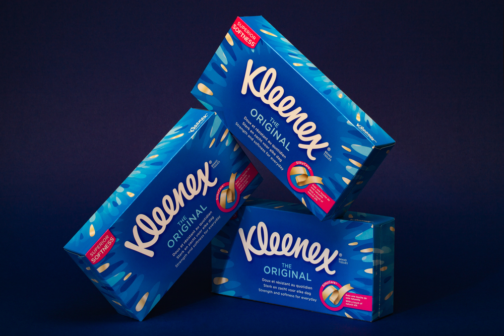 Kleenex Unveils Bold New Visual Identity to Reinforce Brand Storytelling